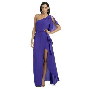 BCBGMaxAzria Kendal One Shoulder Maxi Dress